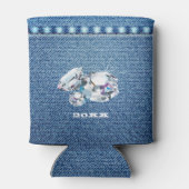 Denim en Diamonds Blikjeskoeler (Achterkant)