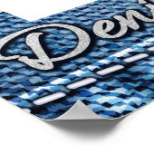 Denim en Diamonds Fotocabine Frame Prop Poster (Hoek)