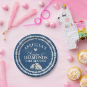 Denim en Diamonds Papieren Bordje (Feest)