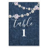 denim et diamant, carte de table (Par défaut)