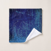 Denim et paillettes (Gant de toilette)