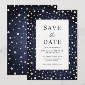 Denim et Pearl Enregistrer la carte de date (Devant / Derrière)