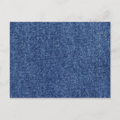 Denim Fabric, Denim Texture, Blue Denim, Jeans Briefkaart (Voorkant)