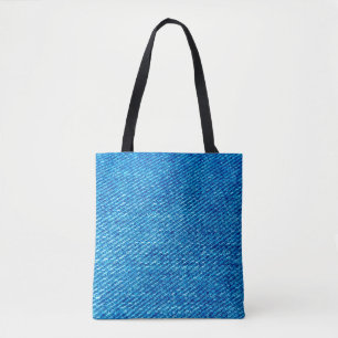 Denim fabric jeans blauwe jeans draagtas