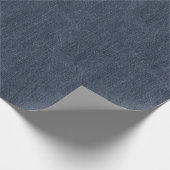 Denim Fabric Look Pattern Cadeaupapier (Hoek)