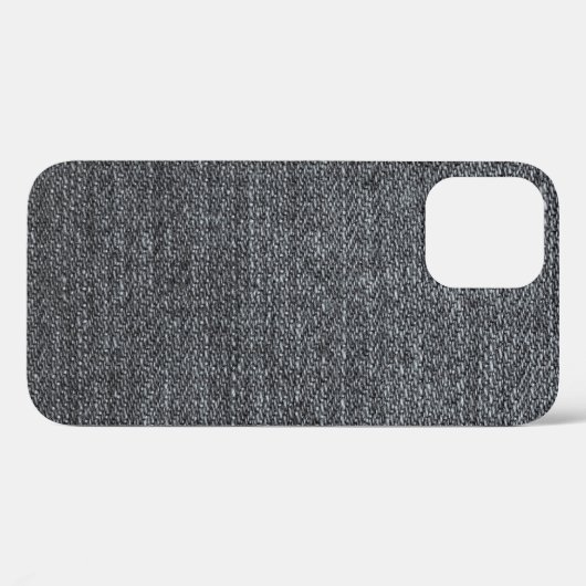 Denim fabric textuur blauwe buitenkant Case-Mate iPhone case (Achterkant (horizontaal))