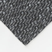 Denim fabric textuur blauwe buitenkant fleece deken (Hoek)