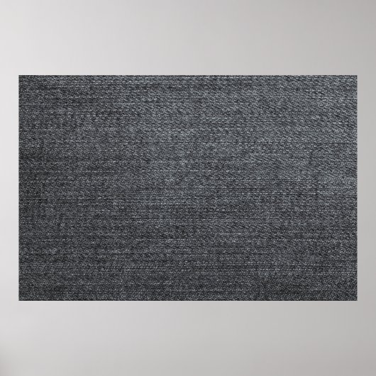 Denim fabric textuur blauwe buitenkant poster (Voorkant)
