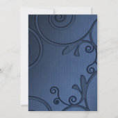 Denim Faire-part de mariage (Dos)