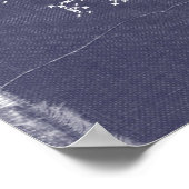 Denim Fitness met Attitude Poster (Hoek)