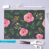 Denim Fleur Tissue Paper Tissuepapier (Craft)