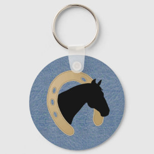 Denim & Hoefijzer SLEUTELHANGER