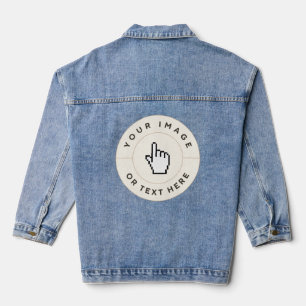 Denim Jacket - Aangepast (afbeelding/tekst toevoeg
