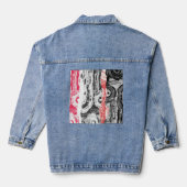 Denim Jacket – Abstract Land (Verso)