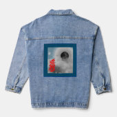 DENIM JACKET BLACK LUNE NUIT SKY HOPE FOI LOVE (Verso)