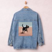 Denim Jacket chien imprimé (Hangar)