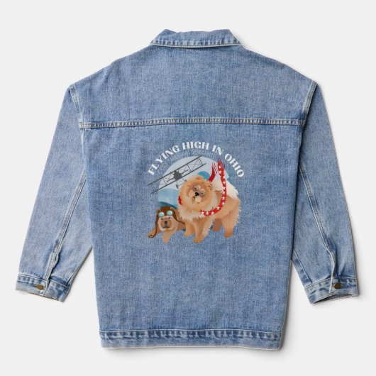 DENIM JACKET - DAMES AVEC LOGO 2025 (Verso)