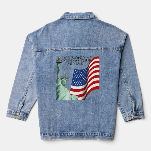 Denim Jacket, Gift, family jacket  (Achterkant)