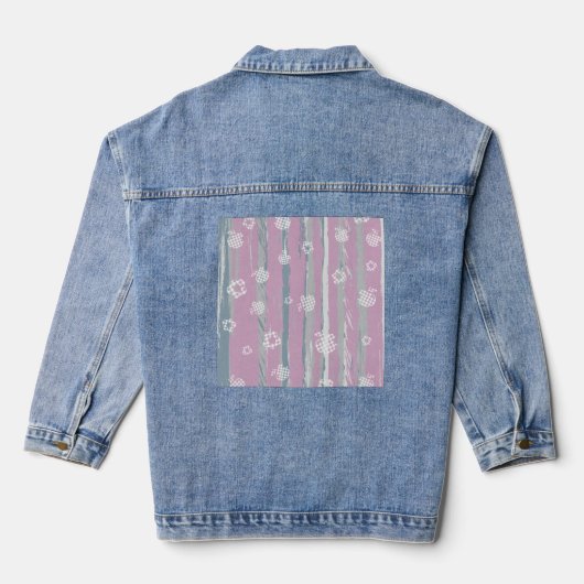 Denim Jacket – Gingham Orchard (Achterkant)