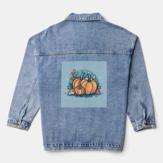 Denim Jacket - Het is het seizoen (Achterkant)