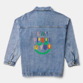 Denim Jacket Je suis fier de vous envoyer un texto (Verso)