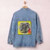 DENIM JACKET TIGER AVEC KANJI ESPÈRE FOI AMOUR (Hangar)