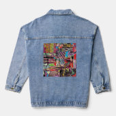 Denim Jacket – Urban Fractals (Achterkant)