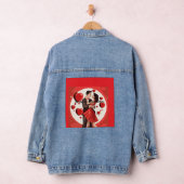 Denim Jacket with romantic design (Hangar)