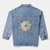 Denim jas Daisy Floral Jacket (Achterkant)