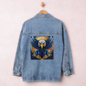 Denim Jas Eagle Desine T Shirt Denim Jacket (Hangar)
