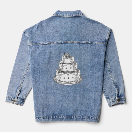 Denim jas jacket (Achterkant)