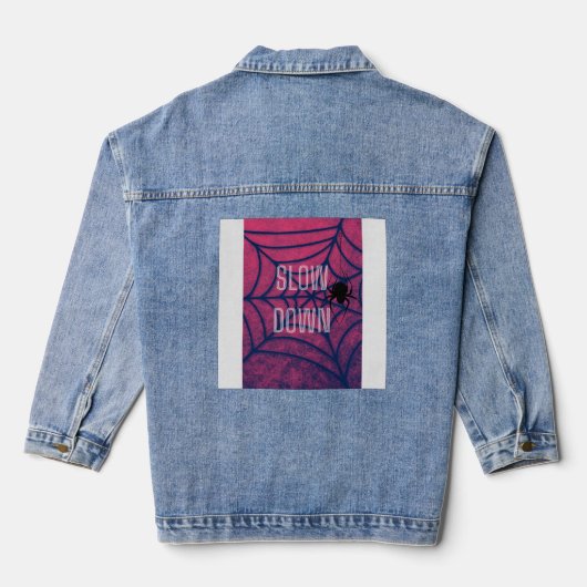 Denim jas jacket (Achterkant)