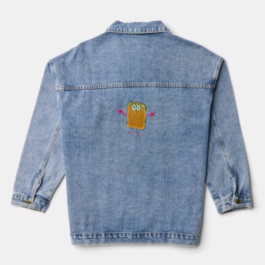 Denim Jas VROUWEN KUNST EN DESIGN Jacket (Achterkant)