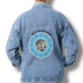Denim Jean Grossesse de Jacket Nous avons des jume