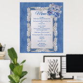 Denim Jean pockets, Kittens en Lace Poster (Thuiskantoor)