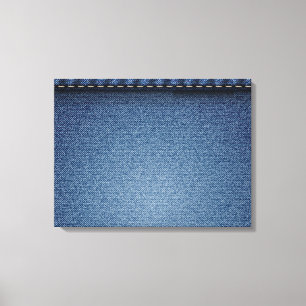 Denim Jeans Texture Canvas Afdruk