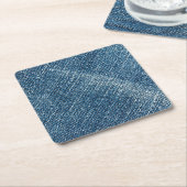 Denim Kartonnen Onderzetters (Schuin)