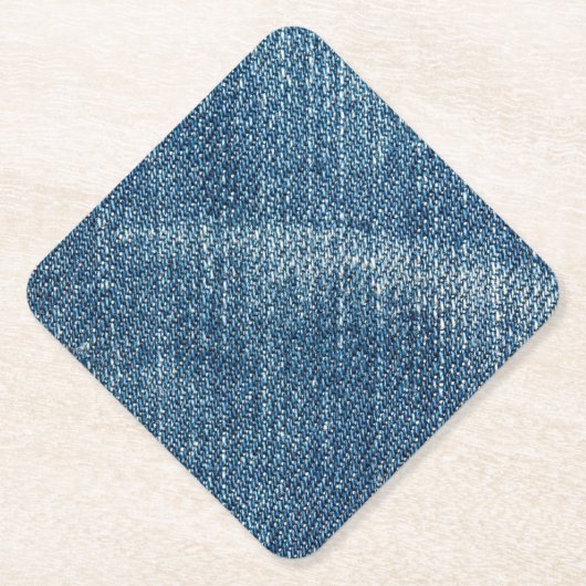 Denim Kartonnen Onderzetters (Voorkant)