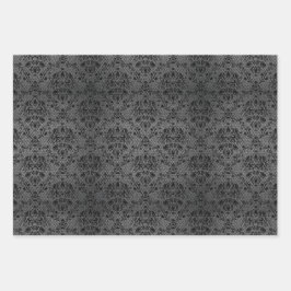 Denim Lace Mode Designer Texture Inpakpapier Vel