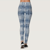 Denim Look Cracker Plaid Leggings (Dos)