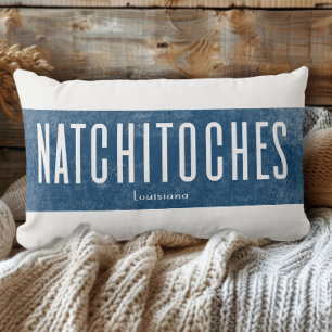 Denim Look Natchitoches Louisiana Staat Kussen