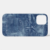 Denim-materiaal Case-Mate iPhone Case (Achterkant (horizontaal))