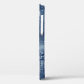 Denim-materiaal Case-Mate iPhone Case (Achterkant / Links)