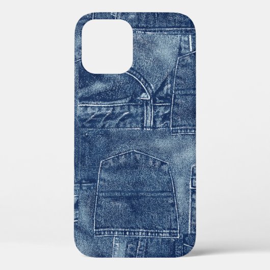 Denim-materiaal Case-Mate iPhone Case (Achterkant)