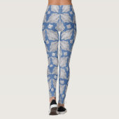 Denim met kant leggings (Achterkant)