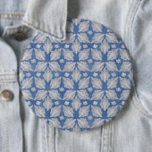 Denim met Lace Herhalen Ronde Button 6,0 Cm (In situ)