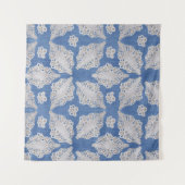 Denim met Lace Herhalen Wandkleed (Voorkant (horizontaal))