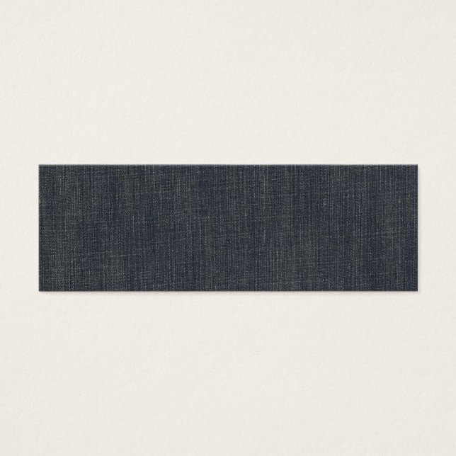  denim mini visitekaartjes (Voorkant)