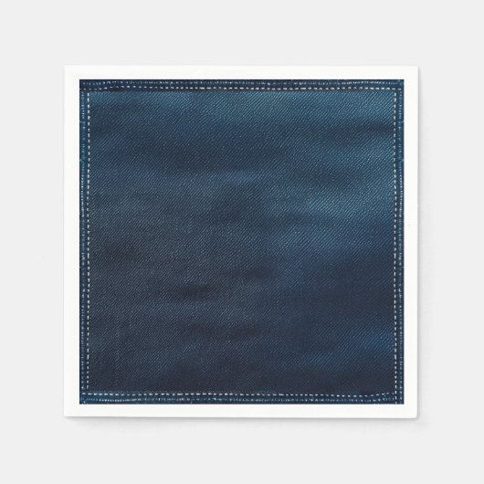 Denim Napkin Servet (Voorkant)