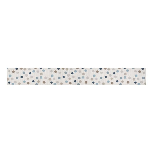 Denim Patchwork Bear Grosgrain Ribbon Grosgrain Lint (Voorkant)
